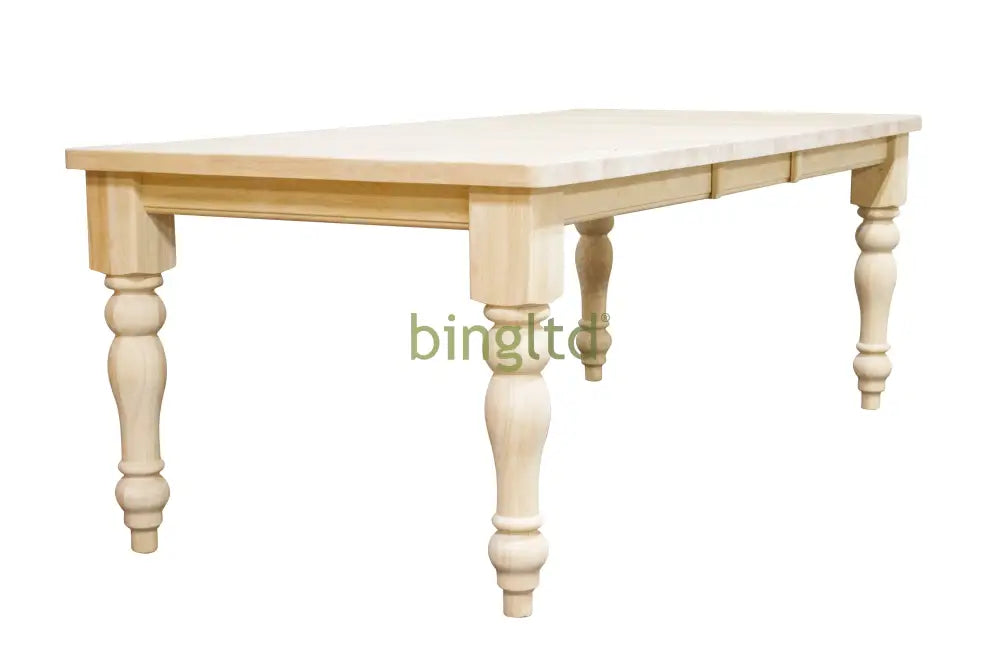 Bingltd - 66’ Long 30’ Tall Silas Dining Table (Tb4066-Rw-Unf) Kitchen & Room Tables