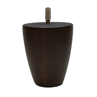 4’ Turned Hardwood Sofa Legs (Blackthorn) Dark Walnut / Box Of 36