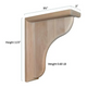 11 1/4’ Oak Bracket (Brk11-Oak-Unf) Corbels & Brackets