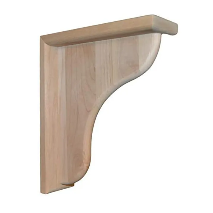 11 1/4’ Oak Bracket (Brk11-Oak-Unf) Unfinished / Box Of 1 Corbels & Brackets