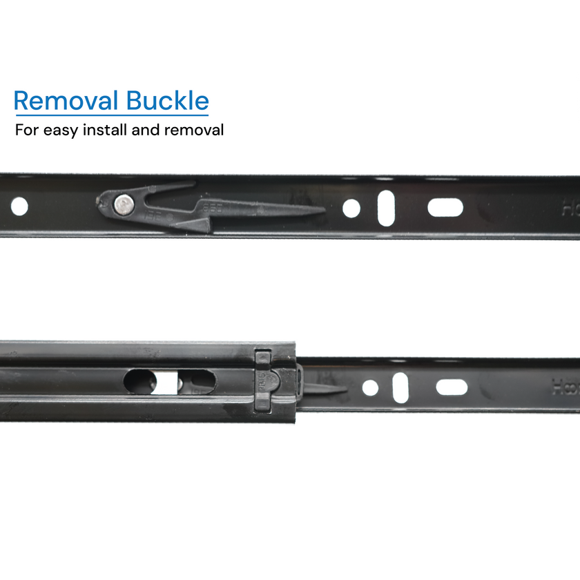 bingltd-  Soft Close Ball Bearing Hardware 3-Section Full Extension Side Mount Black Drawer Slides, 150 LB Capacity Drawer Slides