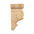 14’ Corbel Traditional Rubberwood Bracket (C-Cblm-Rw) Corbels & Brackets