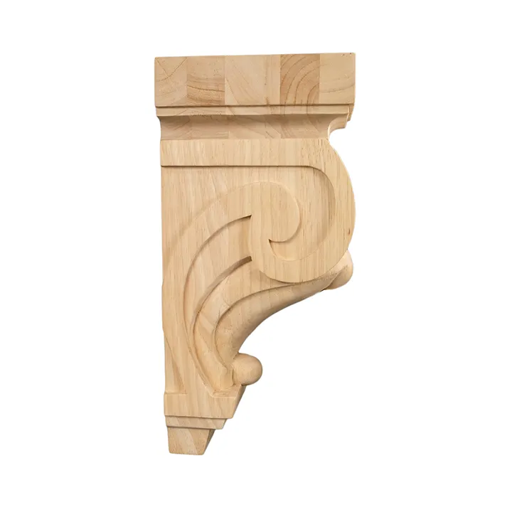 9 1/8’ Corbel Traditional Solid Rubberwood Bracket (C-Cbln-Rw) Corbels & Brackets
