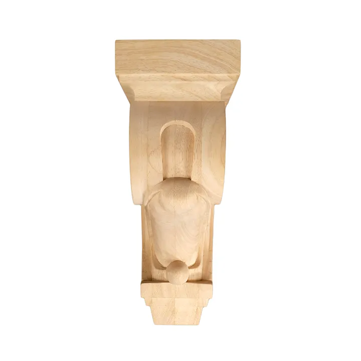 9 1/8’ Corbel Traditional Solid Rubberwood Bracket (C-Cbln-Rw) Corbels & Brackets