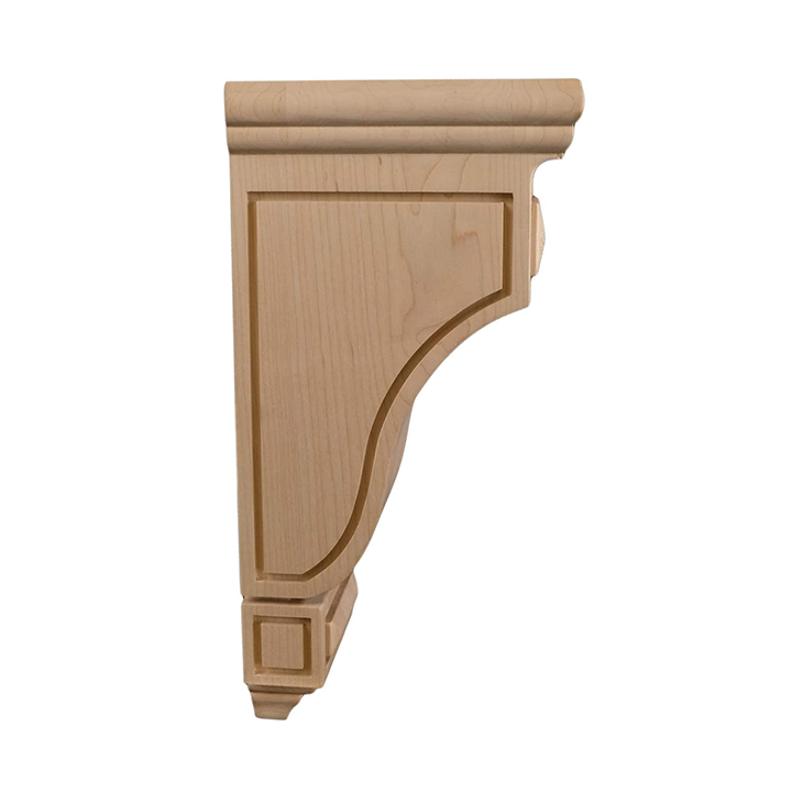 14’ Corbel Traditional Solid Maple Bracket (C-Pm6-Maple) Corbels & Brackets