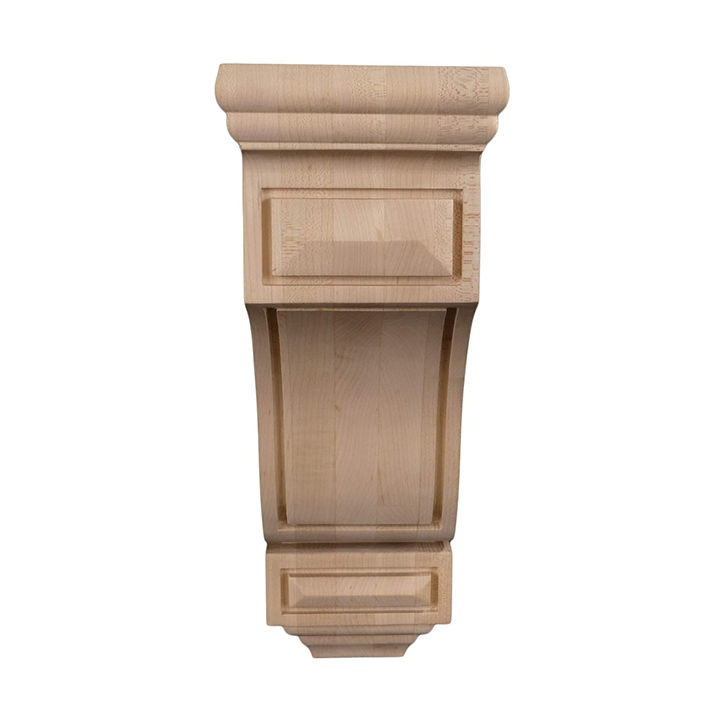 14’ Corbel Traditional Solid Maple Bracket (C-Pm6-Maple) Corbels & Brackets