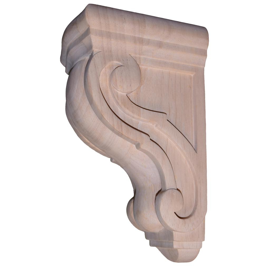 9 5/8’ Corbel Traditional Solid Rubberwood Bracket (C-Wc13-Rw) Corbels & Brackets