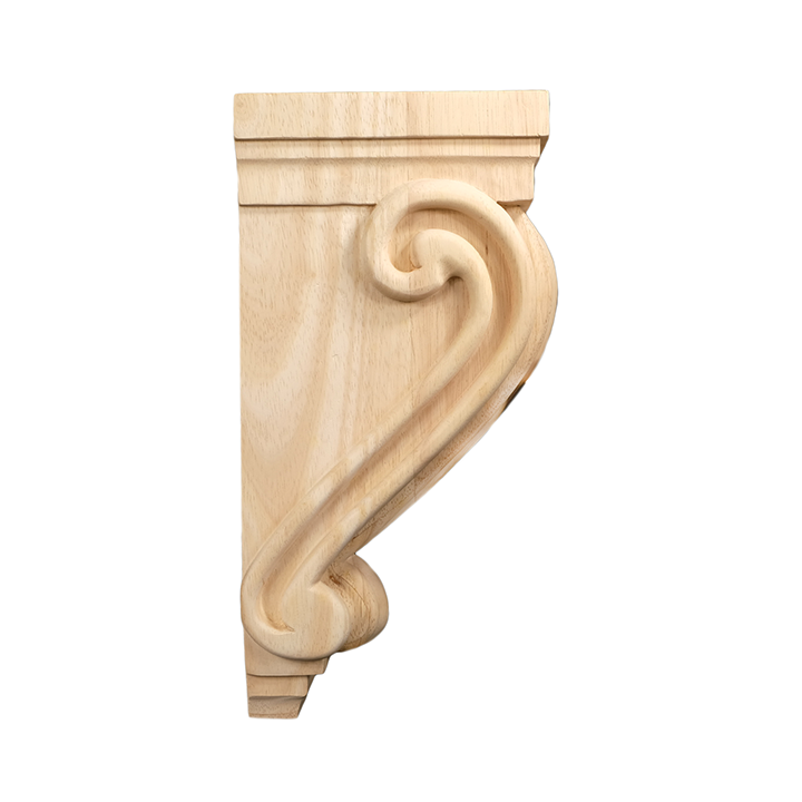 14’ Corbel Traditional Style In Solid Wood (C1) Corbels & Brackets