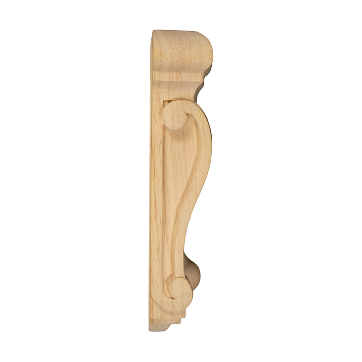 10’ Corbel Traditional Solid Hardwood Bracket (C3) Corbels & Brackets