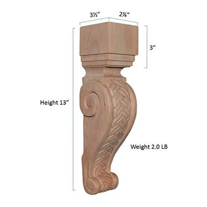 13’ Braid Corbel (C48) Corbels & Brackets