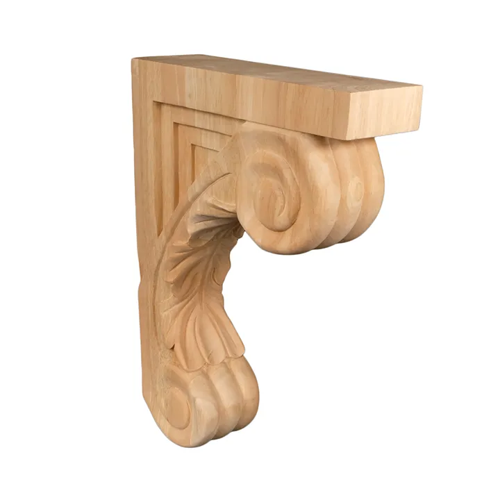 13’ Corbel Rustic Solid Hardwood Bracket (C5) Corbels & Brackets