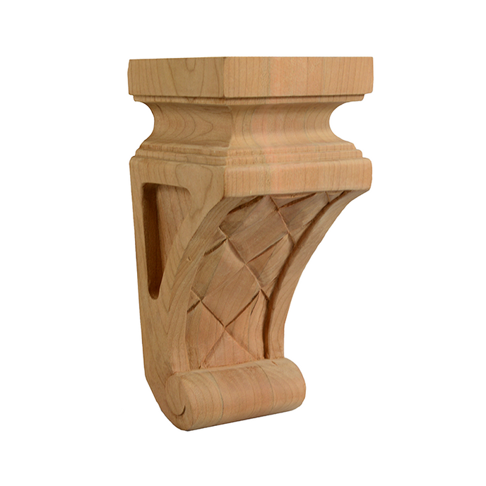 6’ Cherry Corbel Bracket (C59S-Cher-Unf) Corbels & Brackets