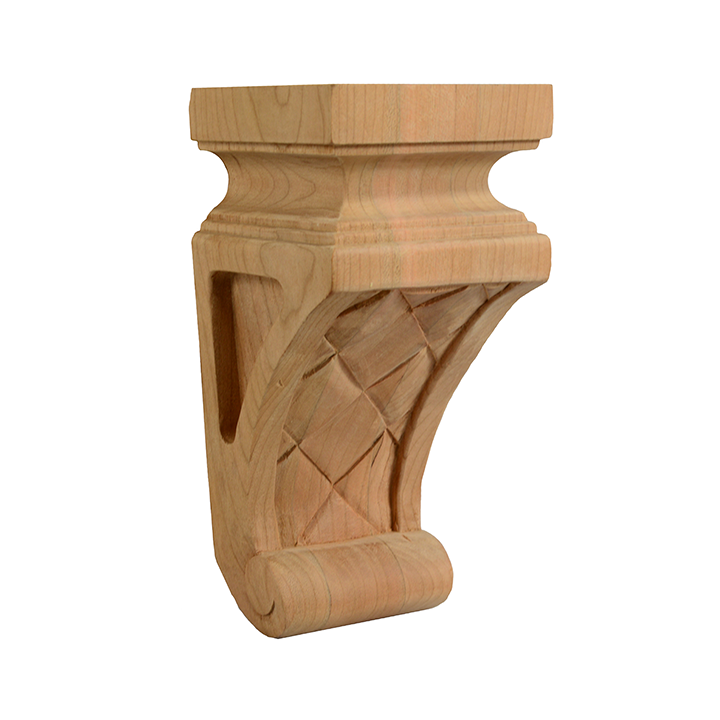 6’ Cherry Corbel Bracket (C59S-Cher-Unf) Corbels & Brackets