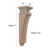 13’ Alder Mission Corbel (C67-Ald-Unf) Corbels & Brackets
