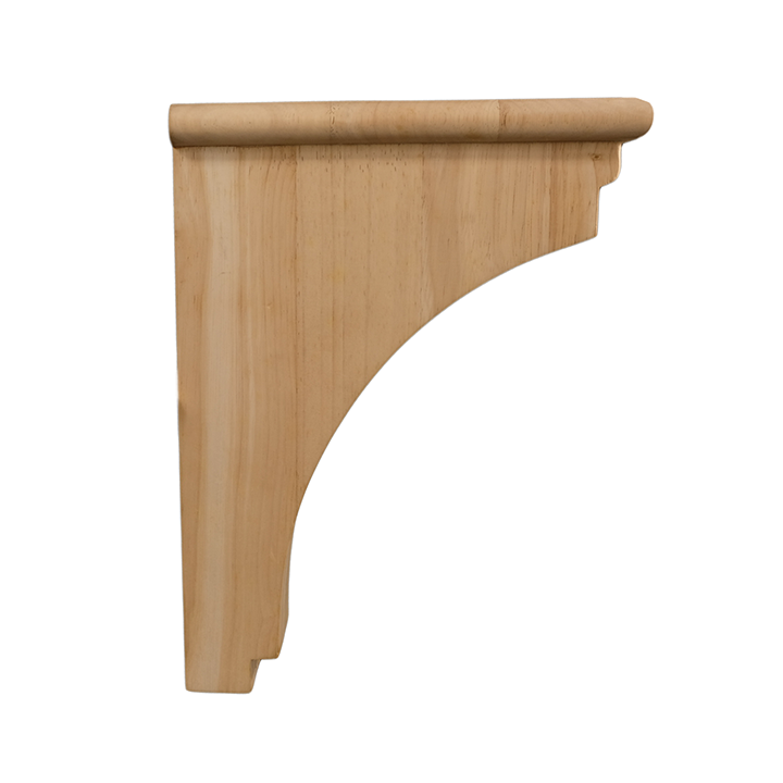 12’ Corbel Rustic Solid Hardwood Bracket (C8) Corbels & Brackets