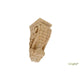 Bingltd - 10’ Tall Hardwood Traditional Solid Corbel (C4-Unf) Corbels & Brackets