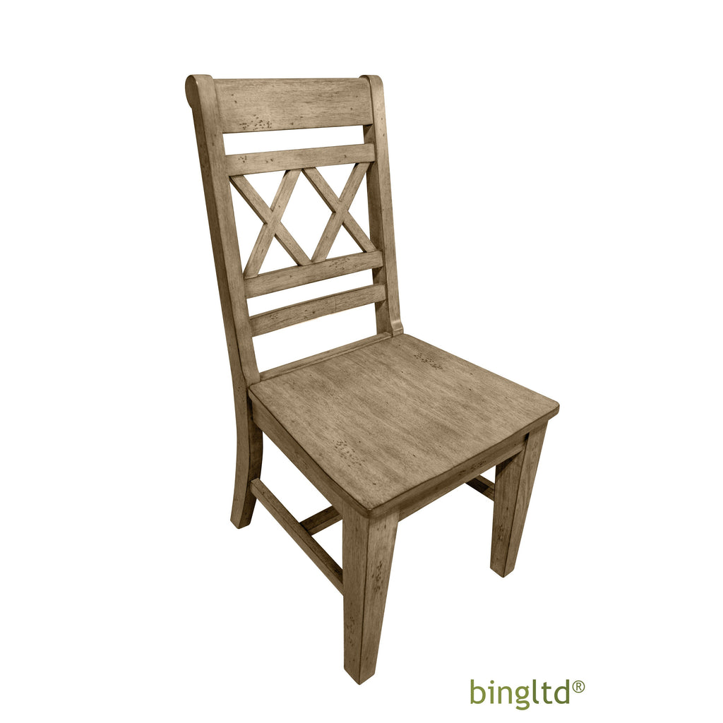 Bingltd - Alexander 39’ Tall Dining Brindle Chair- Set Of 2 (Ch40-Rw-Brindle) Chair