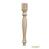 Bingltd - 29 3/4’ Tall Unfinished Rubberwood Dining Table Leg (Tl29353-Rw-Unf) Legs
