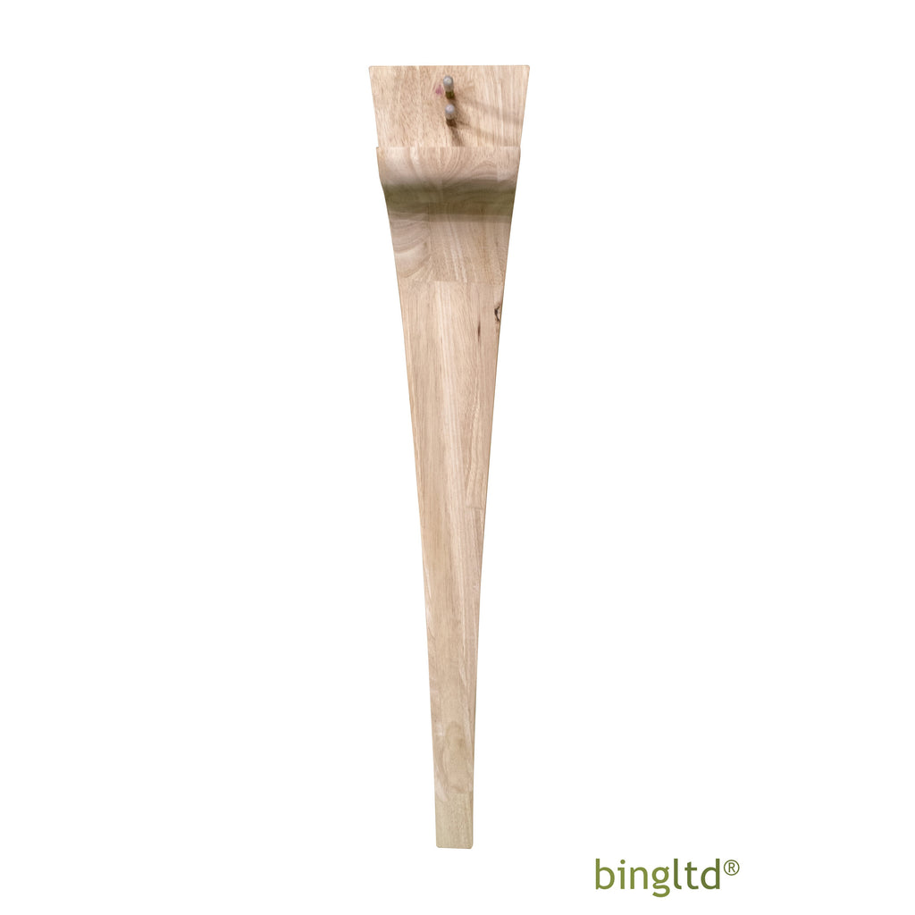 Bingltd - 30’ Tall Unfinished Rubberwood Dining Table Leg (Tl3061-Rw-Unf) Legs