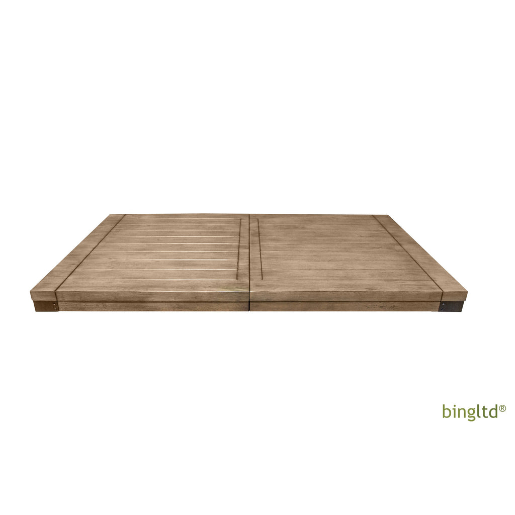 Bingltd - 84’ L X 40’ W Butterfly Rectangular Table Top (Tt40842-Fly-Rw-Unf) / Brindle Set Of 1 Tops