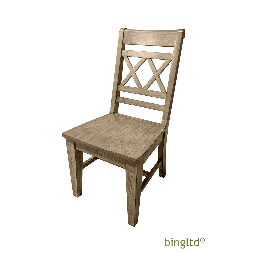 Bingltd - Alexander 39’ Tall Dining Brindle Chair- Set Of 2 (Ch40-Rw-Brindle) Chair