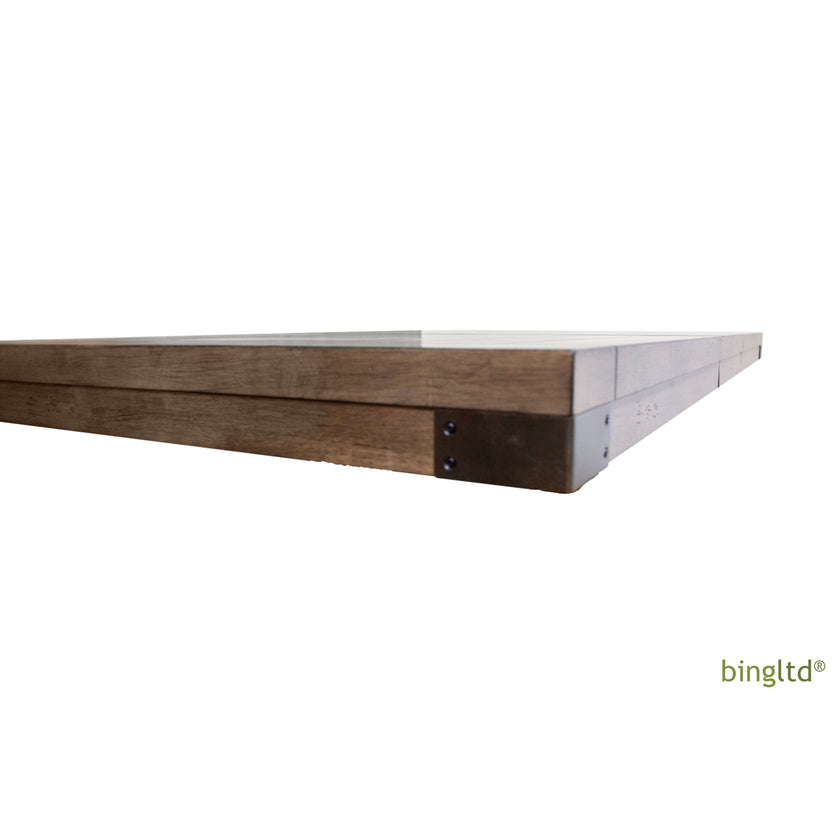 Bingltd - 84’ L X 40’ W Butterfly Rectangular Table Top (Tt40842-Fly-Rw-Unf) Tops