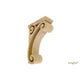 Bingltd - 10’ Tall Hardwood Traditional Solid Corbel (C1065-Unf) Corbels & Brackets