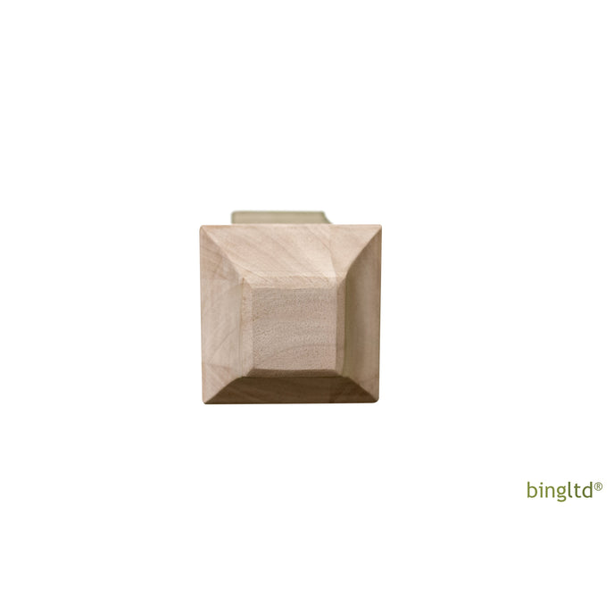 Bingltd - 30’ Tall Unfinished Rubberwood Dining Table Leg (Tl30351-[G}-Rw-Unf) Legs