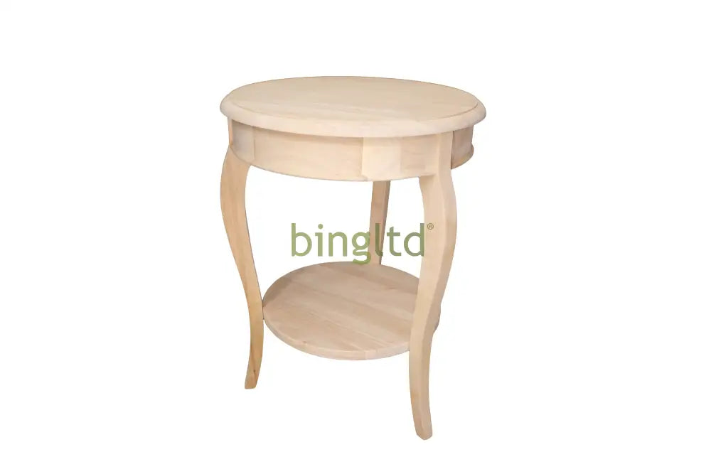 Duncan End Table (Te1801-Rw-Color) Unfinished / Set Of 1 Tables