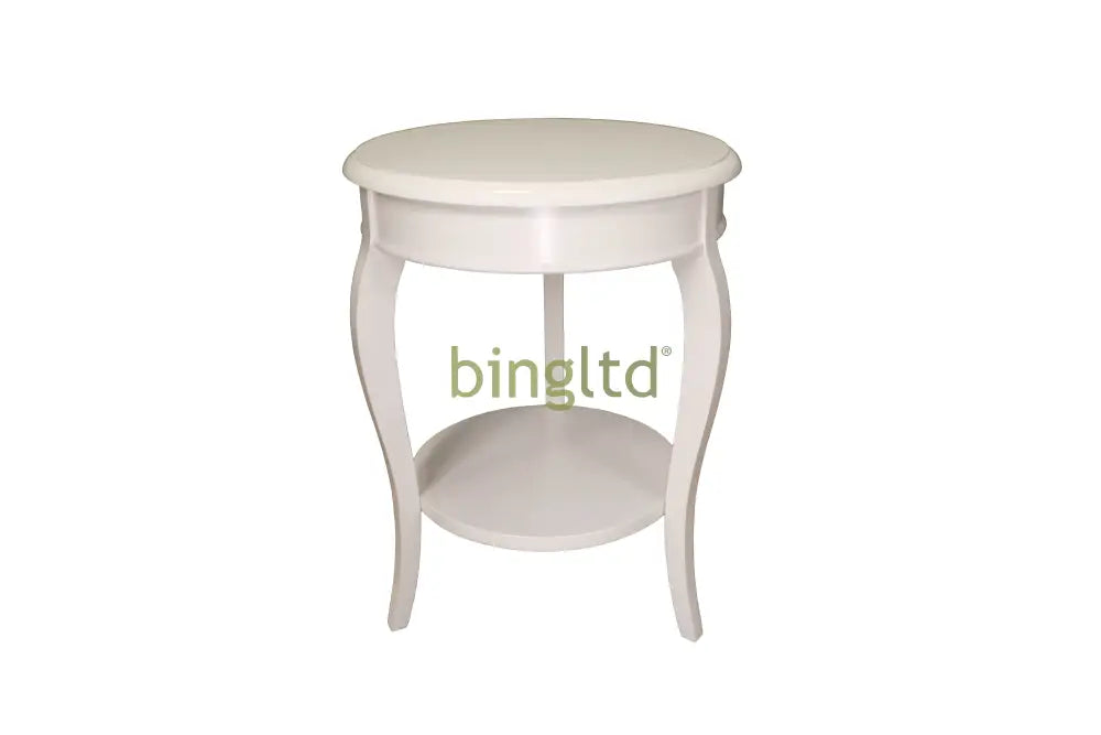 Duncan End Table (Te1801-Rw-Color) White / Set Of 1 Tables