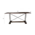 Derby Table 30’ Rustic Hardwood With Industrial Chains (Mns-413) Console