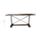 Derby Table 30’ Rustic Hardwood With Industrial Chains (Mns-413) Console