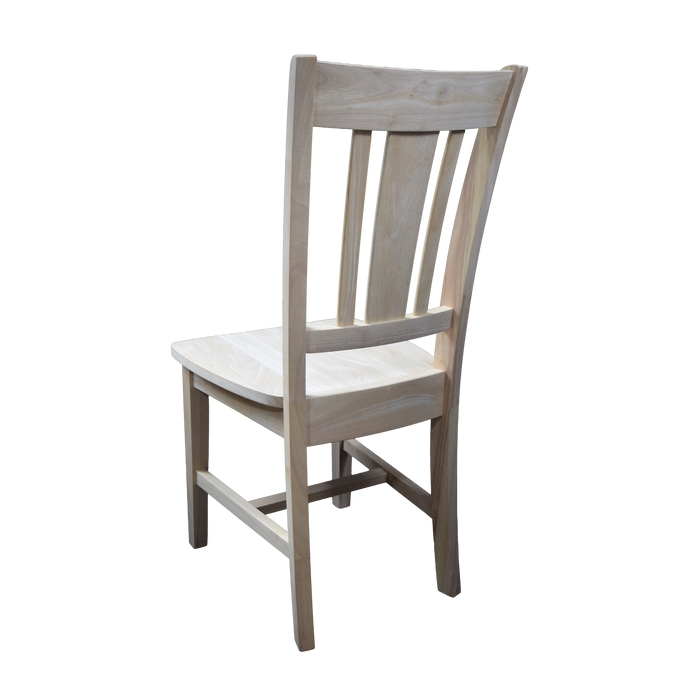 Jace 38’ Slatback Chair Unfinished (Ch3801-Rw-Unf) Chairs