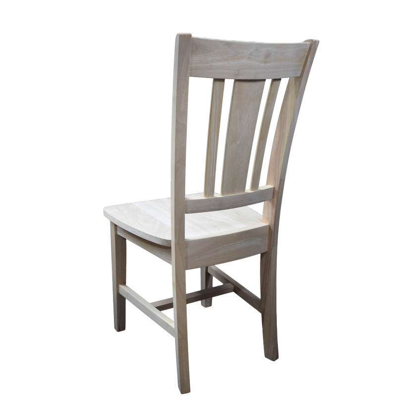 Jace 38’ Slatback Chair Unfinished (Ch3801-Rw-Unf) Chairs