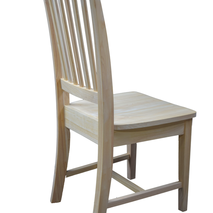 Waylons 39’ Mission Chair - Unfinished (Ch3901[A]-Rw-Unf)