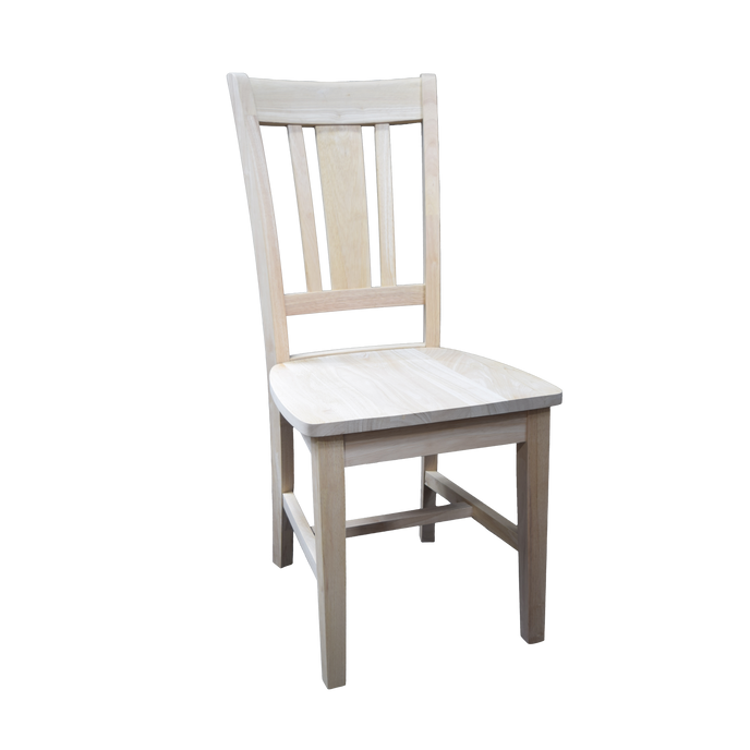 Jace 38’ Slatback Chair Unfinished (Ch3801-Rw-Unf) Chairs