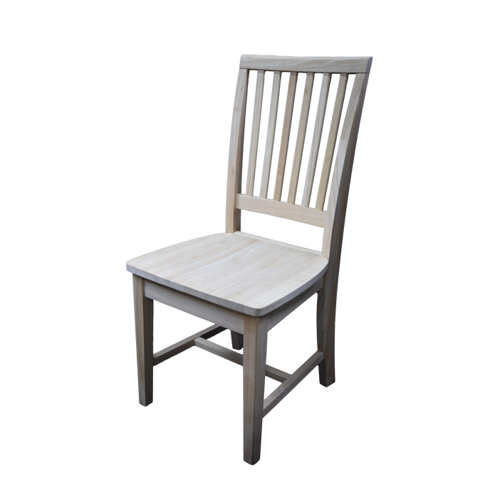 Waylons 39’ Mission Chair - Unfinished (Ch3901[A]-Rw-Unf)