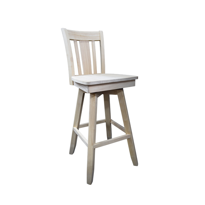 Canal Dining Counter & Bar Stool – Unfinished Table Stools