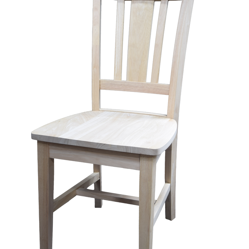 Jace 38’ Slatback Chair Unfinished (Ch3801-Rw-Unf) Chairs