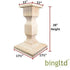 Chelsea Square Pedestal Table Base (Wh-Chelsea(Size)-Color)