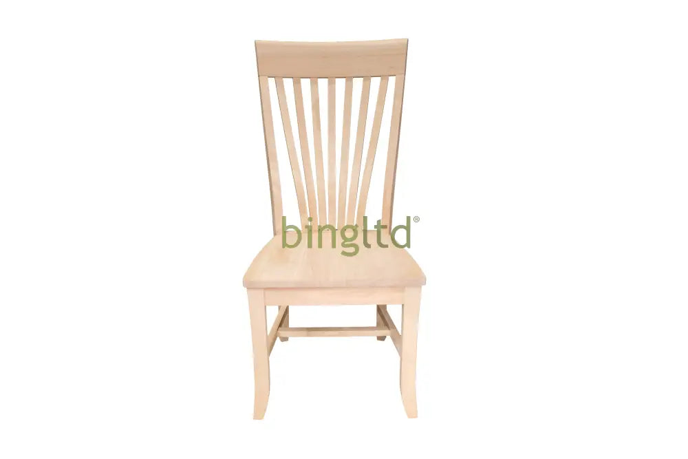 Goldilock 42’ Dining Chair Unfinished (Ch4201[Ab]-Rw-Unf) Set Of 2 / No Chairs