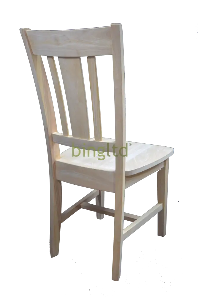 Jace 38’ Slatback Chair Unfinished (Ch3801-Rw-Unf) Chairs