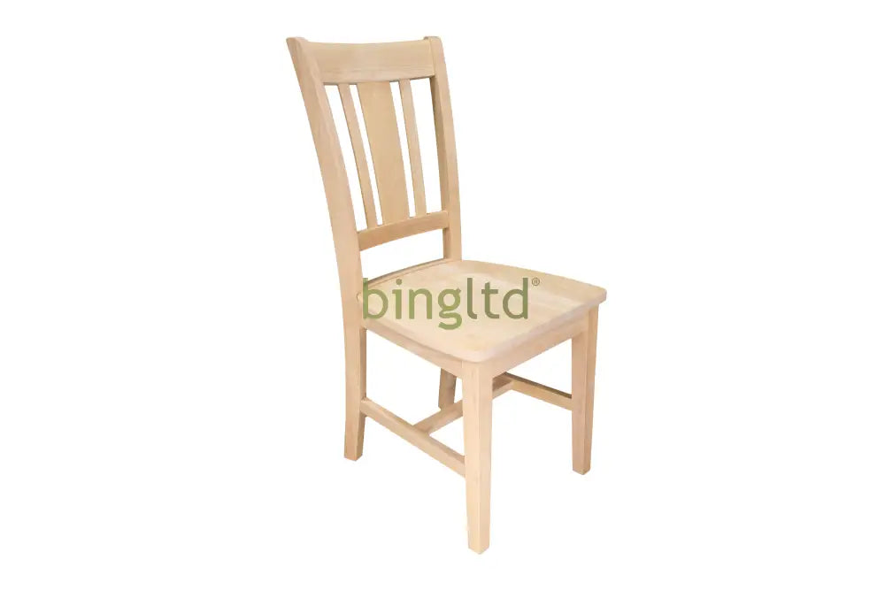 Jace 38’ Slatback Chair Unfinished (Ch3801-Rw-Unf) Chairs