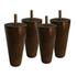 4 1/2’ Mid Century Hardwood Sofa Legs (P12587) Dark Walnut / Set Of 1