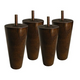 4 1/2’ Mid Century Hardwood Sofa Legs (P12587) Dark Walnut / Set Of 1