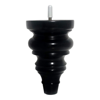 6 1/2’ Turned Hardwood Sofa Legs (P4167) Espresso / Set Of 1