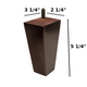 5 1/4’ Square Tapered Hardwood Sofa Legs (Rico)