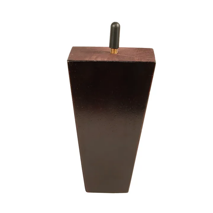 5 1/4’ Square Tapered Hardwood Sofa Legs (Rico) Mahogany / Set Of 1