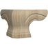 5 3/4’ Corner Foot Hardwood Sofa Legs (T-Pfp-Ped-Rw)