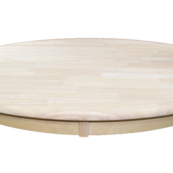 Bingltd - Unfinished Round Table Top (Ttsizestyle-Rw-Unf) 30 Inches / (01) Set Of 1 Tops